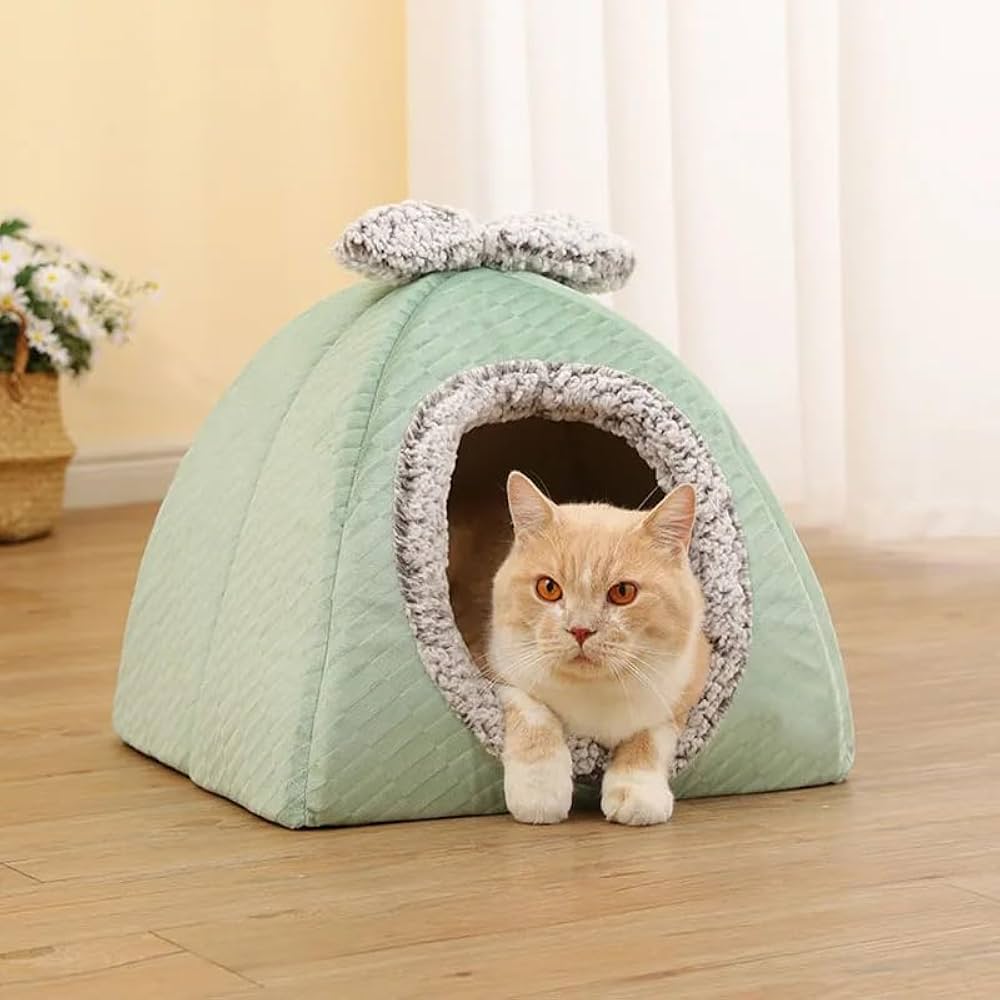 Cat Tent Bed - Cozy Indoor Pet House