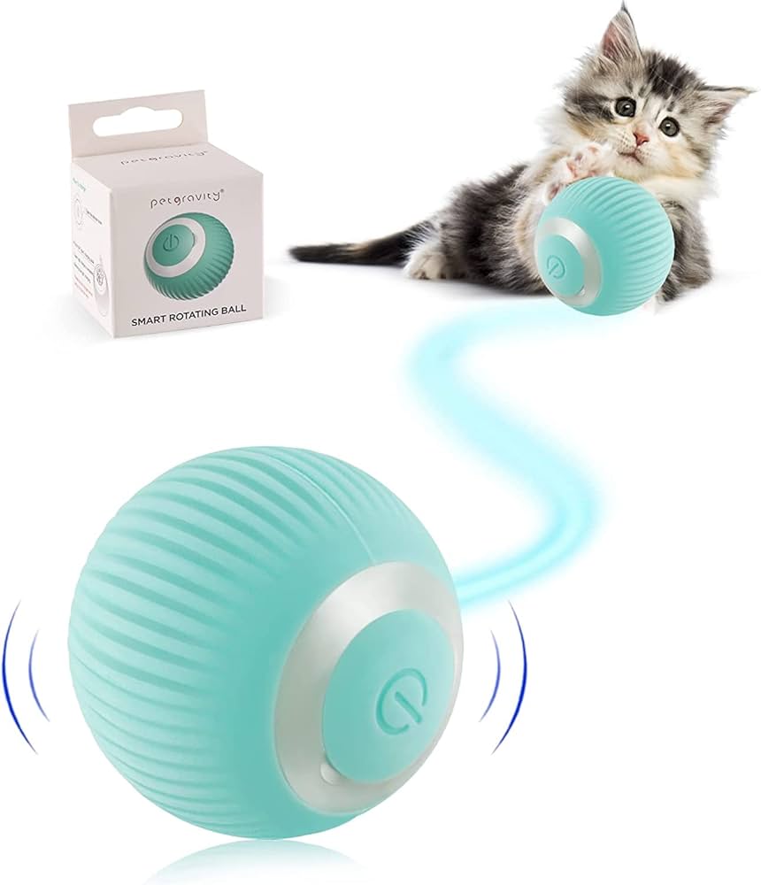 Interactive Cat Ball Toy - Smart Rolling Ball