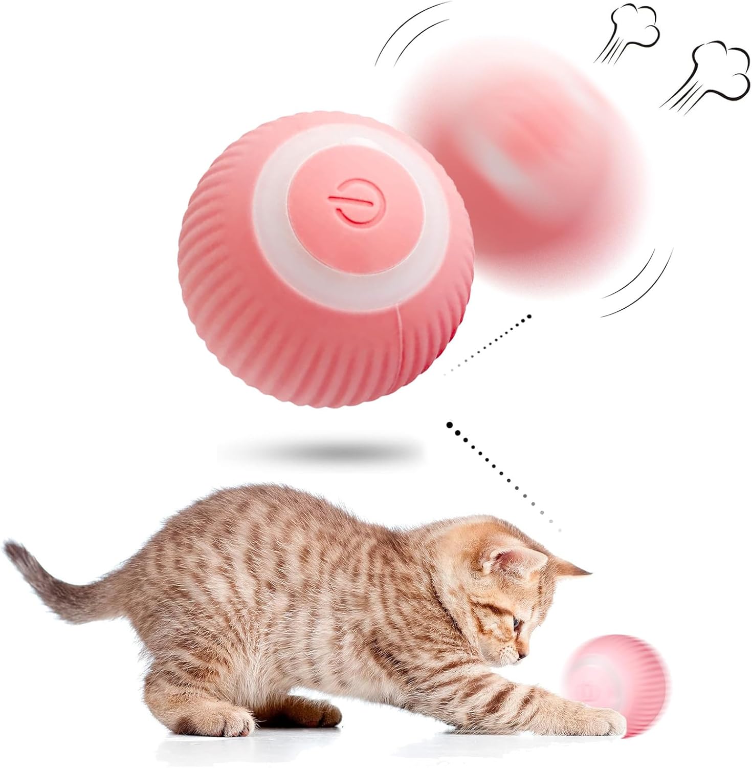Interactive Cat Ball Toy - Smart Rolling Ball