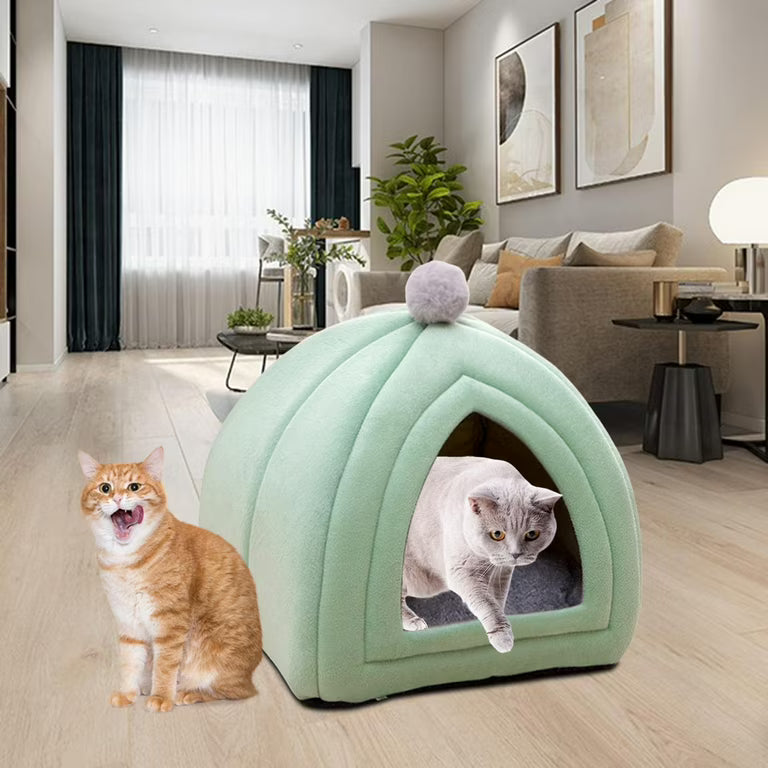 Cat Tent Bed - Cozy Indoor Pet House